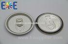 57mm Easy Open Ends , Soda Can Lid With Gold Inside Lacquer