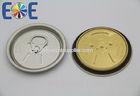 206 Ring Pull Tab 57mm Soft Drink Lid With Gold Inside Lacquer