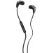 Skullcandy 50/50 2.0 Black Earbud Stereo Headphones with Mic Volume Track Control