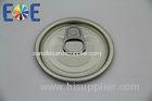 Tinplate Can Easy Open Ends , EOE Can Lids 209# 63mm Full Open