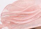 Cascade Fascinators Ladies Sinamay Hats With 11cm Brim , Natural Pink Ladies Sun Hats