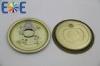 Canned Food Lids , 211# 65mm Tinplate Can Easy Open End