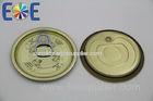 Canned Food Lids , 211# 65mm Tinplate Can Easy Open End