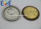 Ring Pull Type 46mm Aluminum Can Lids For Coffee Drinks Bottle