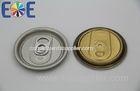 46mm EOE Lid SOT Aluminum Can Lids With Gold Inside Lacquer