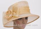 Natural Sinamay Womens Church Hats