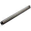 1U Zinc Alloy keystone jack 24 Port Cat6 Patch Panel , Category 6 STP Patch Panels