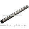 1U Zinc Alloy keystone jack 24 Port Cat6 Patch Panel , Category 6 STP Patch Panels