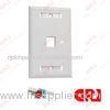 1 port ABS/PC material Network rj45 86*120 type faceplate