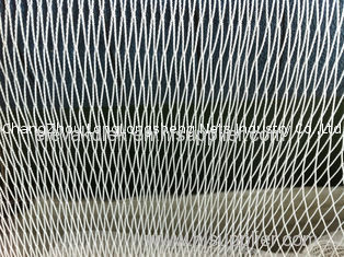 Custom Knotless Multifilament / Monofilament Fishing Nets, PE / PET / NYLON Strengthen fishing net for fish pond