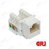 CAT5e Unshield Keystone Jack OEM product Gold Metal Pin 3u''