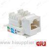 90 Degree 110 / Krone / Dual IDC Rj45 Keystone Jack CAT5e connector for Networking