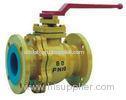 Industrial Lined Ball Valve With Once-Through Floating Structure