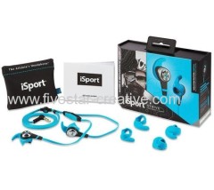 Monster iSport Strive In-Ear Headphones Universal ControlTalk Blue