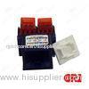 PC Plastic CAT5e UTP female jacks Rj45 Keystone Jack with white back Dust Cover