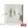 Cat5e / Cat6 UTP ABS 86 style faceplate White or Ivory with Fire retardant