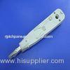Durable network installation punch down tool for 20 AWG to 26 AWG cable scissor