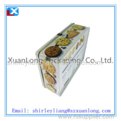 rectangular tin box,rectangular cookie box