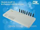 SMPP VoIP 8 RJ11 Port GSM Gateway , HTTP Gateway for Call Termination