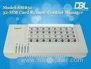 GSM SIM Box Gateway / Remote SIM Bank DDNS for Private IP , 32 SIM Card Slots