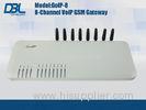 8 Port VoIP GSM Gateway SMS Server VPN , NAT Transversal / G.723 VoIP