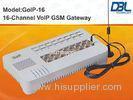 16 SIM Slots VoIP GSM Gateway PSTN , SIM Bank Gateway With Remote Control