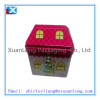 Square Tin Money Box With Lock