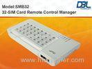 Relay And VPN 32 Channel Gsm Sim Card Bank High Performance / DBL