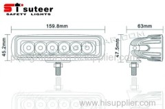 18W off road cree led working light