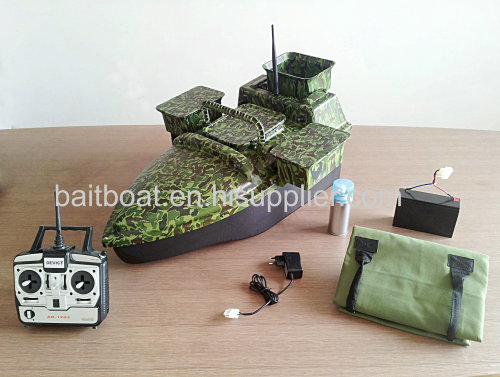 electronic bait boat with camouflage color