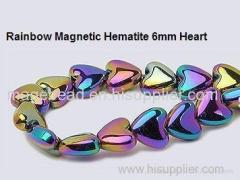 Rainbow Magnetic Hematite beads