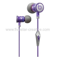 Beats by Dr.Dre High Performance Professional Earphones JustBeats iBeats Justin Bieber In-Ear Purple With ControlTalk