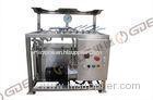 Manual Stainless Steel Beer Keg Washing Machine For Beer Kegs 40 - 50 kegs / h