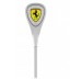 Logic3 S100i Audio Scuderia Ferrari Collection Noise Isolating In-Ear Headphones with Inline Microphone white