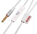 Logic3 S100i Audio Scuderia Ferrari Collection Noise Isolating In-Ear Headphones with Inline Microphone white