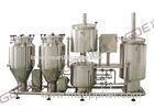 Steam Heated Home Microbrewery Equipment , 100L / 10 BBL Experimental Brewing System