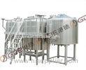 20 BBL 10 BBL Brewhouse , Bar Craft Beer Brewing Equipment AISI 316 For Wort Processing