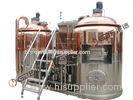Steam Heated 20HL / 7 BBL Brewhouse , AISI 316 Home / Pub Brewery Equipment For Laboratory