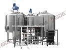 Pub 40 BBL Brewhouse Steam Heated , Pub Brewery Equipment Stainless Steel With Three Tanks