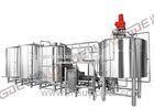 Steam Heated 7 BBL Brewhouse , AISI 316 Beer Brewing Equipment For Wort Processing