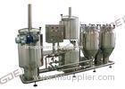 100L Experimental Brewing System , Steam Heated Pub Commercial Beer Brewing Equipment