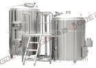 15HL / 5HL Direct Fired Micro Brewing Equipment With Two Tanks For Wort Processing