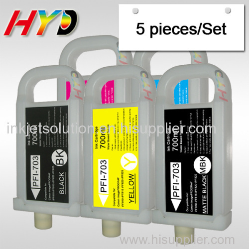 PFI-703 refillable ink cartridges for Canon iPF810 iPF815 iPF820 iPF825 ink cartridges with chips