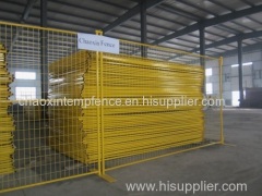 Temporary fence, power coated temp fence, PVC temp fence