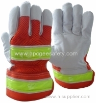 high visible working glove fits for all jobs