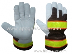 high visible working glove fits for all jobs