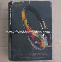 Monster Newest 2013 Monster Diamond Tears Headphones Gold W/ControlTalk