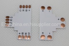 LED Strip Connector / LED Strip Accessories PCB T Corner Connector