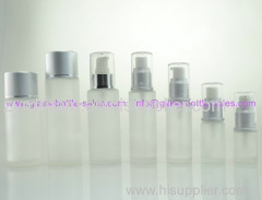 Frost Glass Lotion Bottle With Pump