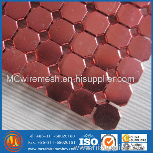 decorative metal fabric wire mesh/metal drapery/metal cloth